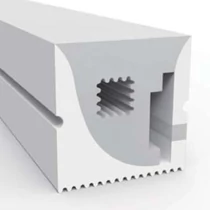 LED szalaghoz szilikon profil, IP68 vízálló 16x16mm LED szalaghoz szilikon profil, IP68 vízálló 16x16mm