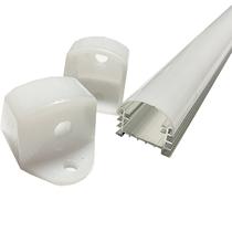 Alusín szett íves 2m sín + tejes takaró + 4 db rögzítő + 2 db végzáró