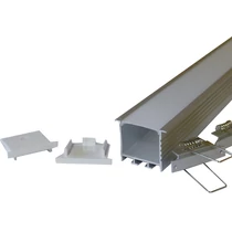 Design dupla LED szalagos alusín szett 2m sín + tejes takaró Design dupla LED szalagos alusín szett 2m sín + tejes takaró