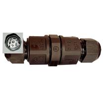 IP67 kötődoboz henger, 20A, maximum 3x2,5mm vezetékhez! Fekete