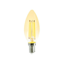 Filament gyertya E14 LED égő extra melegfehér 4W 350 lumen