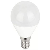 Dimmelhető kisgömb E14 LED égő melegfehér 7W 560 lumen