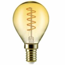 Filament kisgömb E14 LED izzó extra melegfehér 4W 350 lumen