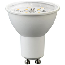 GU10 átlátszó burás LED égő hidegfehér 5W 560 lumen