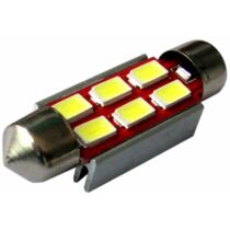 SOFITA 42mm 6 LED 5730 chip Canbus hidegfehér 2 W 150 lumen autós LED