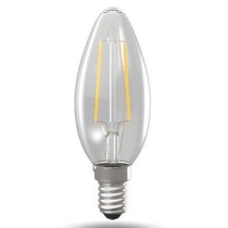 Inesa Filament gyertya E14 LED égő melegfehér 2W 250 lumen