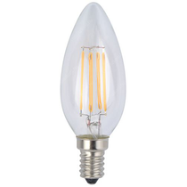 Inesa Filament gyertya E14 LED égő melegfehér 4W 430 lumen