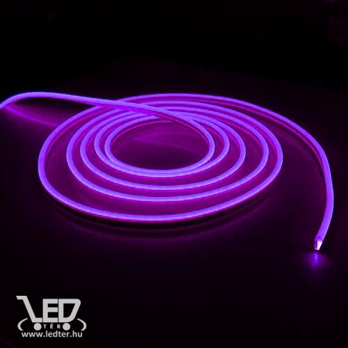 Neon flex LED szalag lila 120LED/m 10 W/m IP68 vízálló