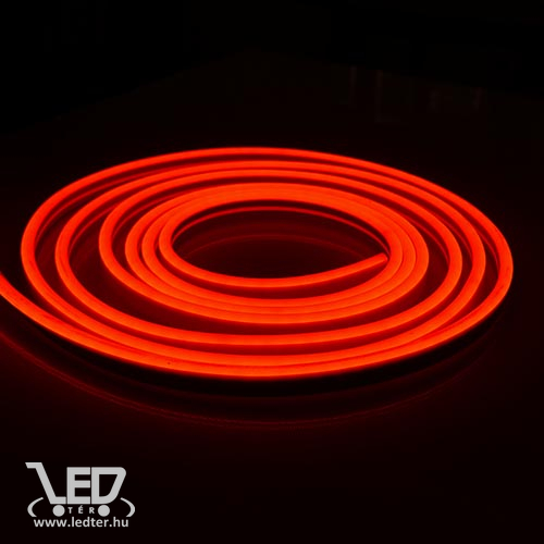 Neon flex LED szalag Piros 120LED/m 10 W/m IP68 vízálló