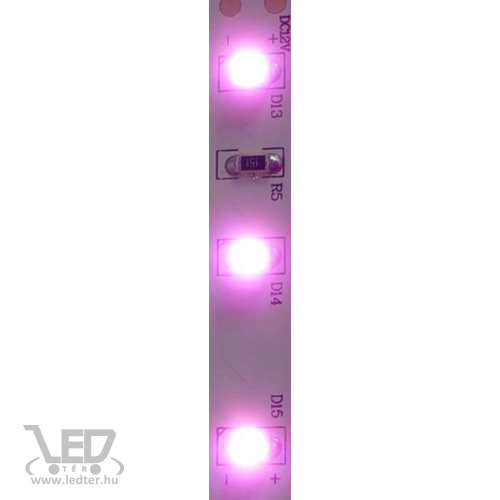 Beltéri pink 3528 4,8 W 40 lm/m LED szalag