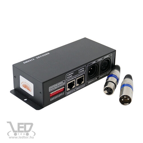RGBW LED szalag vezérlő DMX 384W 4ch