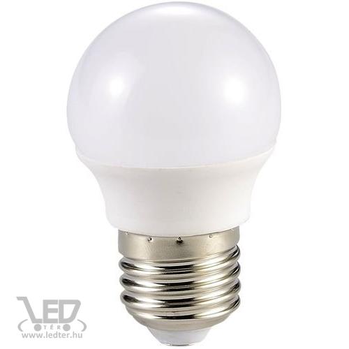 Kis körte E27 LED izzó melegfehér 5W 500 lumen