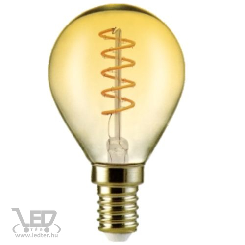 Filament kisgömb E14 LED égő extra melegfehér 4W 350 lumen