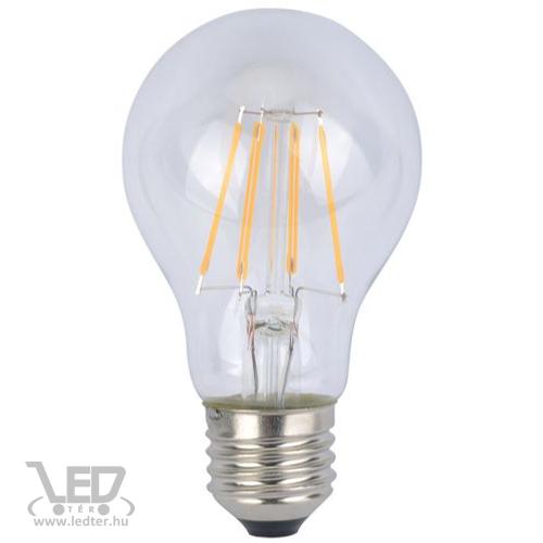 Filament körte E27 LED izzó meleg fehér 5W 600 lumen