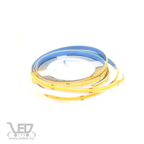 Led szalag COB leddel, 9W, 730 Lumen, 2700K, meleg fehér. Vonalfényt ad, CRI>90, IP44, vízálló! !