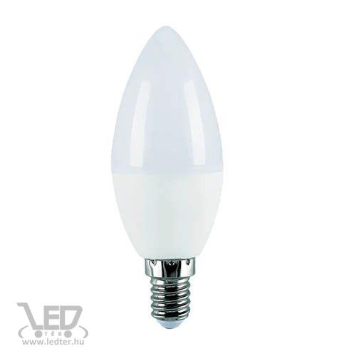 Gyertya E14 LED izzó középfehér 8W 800 lumen