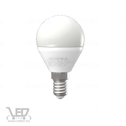 Kisgömb E14 LED izzó közép fehér 4W 320 lumen