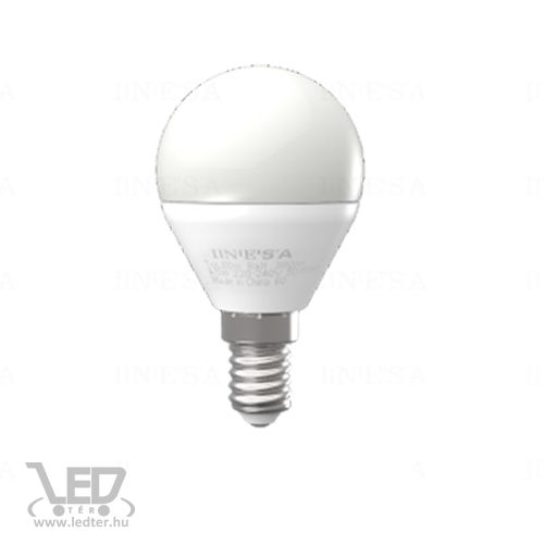 Kisgömb E14 LED égő közép fehér 4W 320 lumen