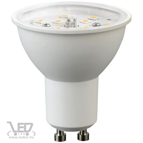 GU10 átlátszó burás LED izzó hidegfehér 5W 560 lumen