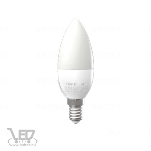 Gyertya E14 LED izzó hideg fény 4W 320 lumen