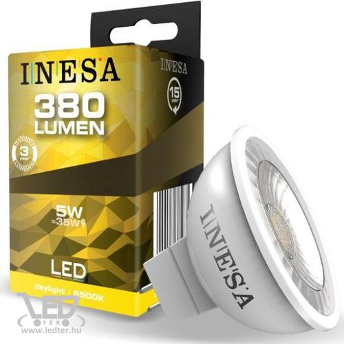 GU10 COB LED izzó hideg fehér 5W 380 lumen