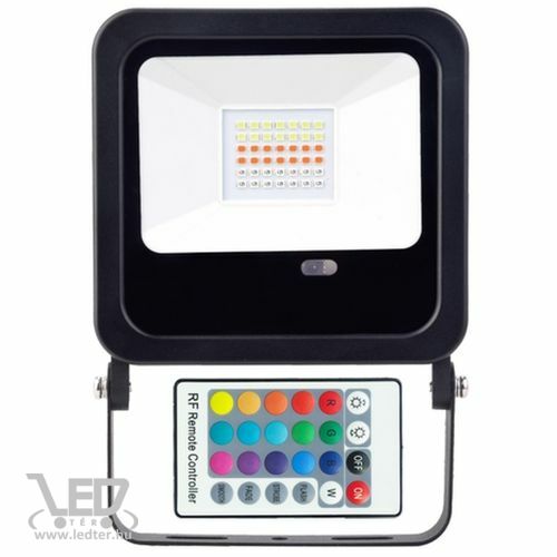 Színes LED reflektor RGB 30W 200-1800 lumen távirányítós
