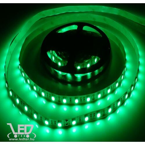Beltéri zöld 60LED/m 5050 chip 4,8 W 120 lm/m LED szalag