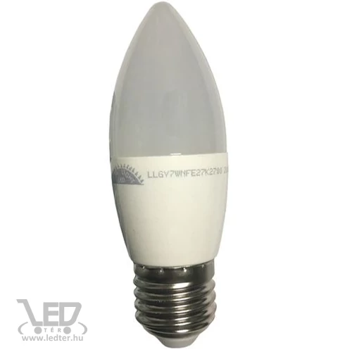 Gyertya E27 LED égő középfehér 7W 710 lumen