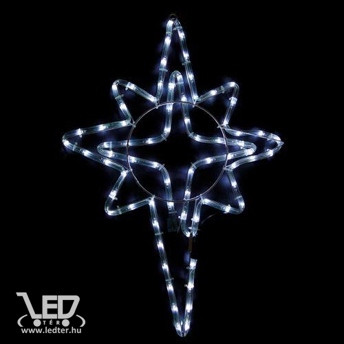 Karácsonyi figura csillag 50x39 cm 72 db hideg fehér LED